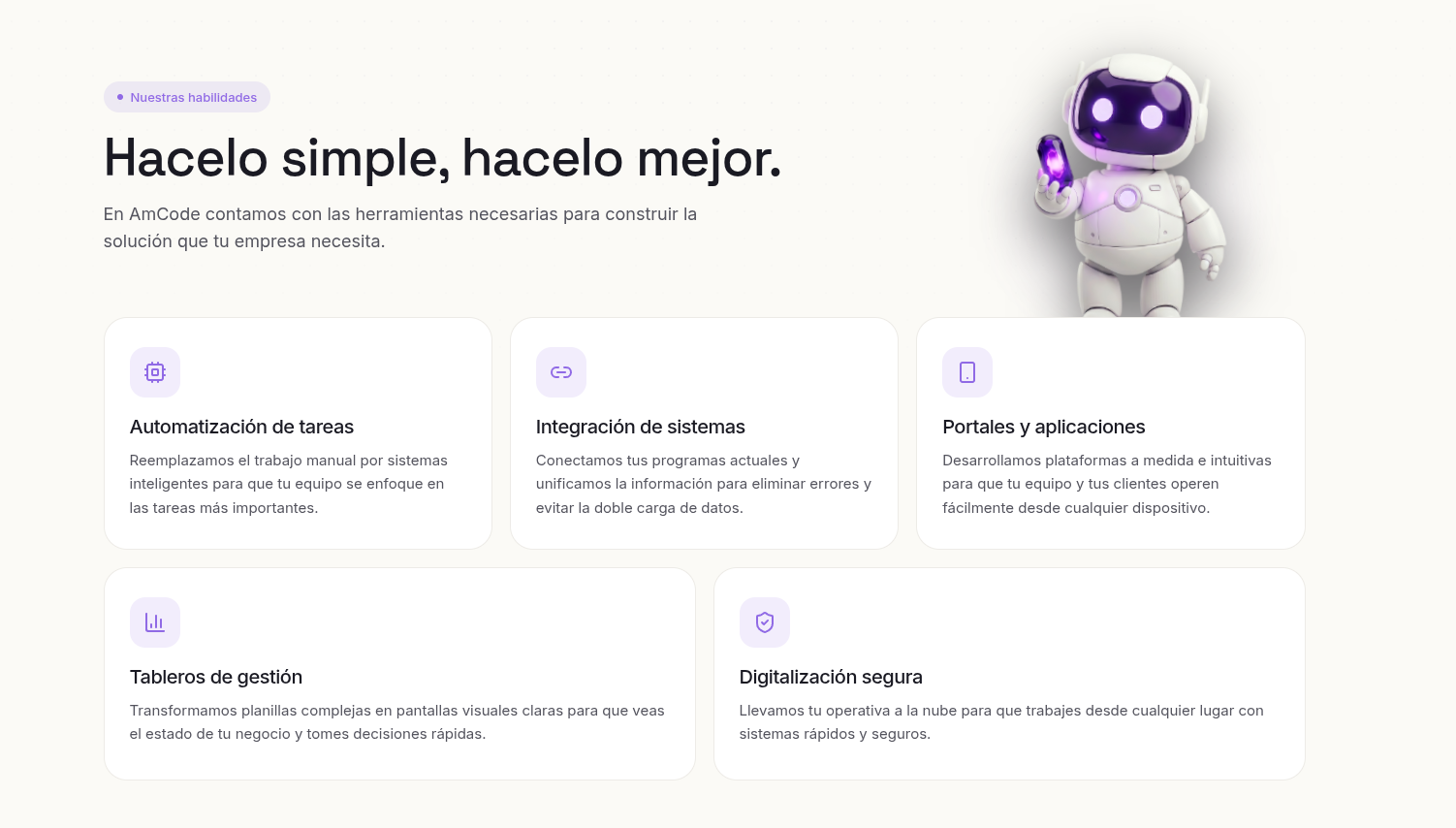Amcode - Habilidades